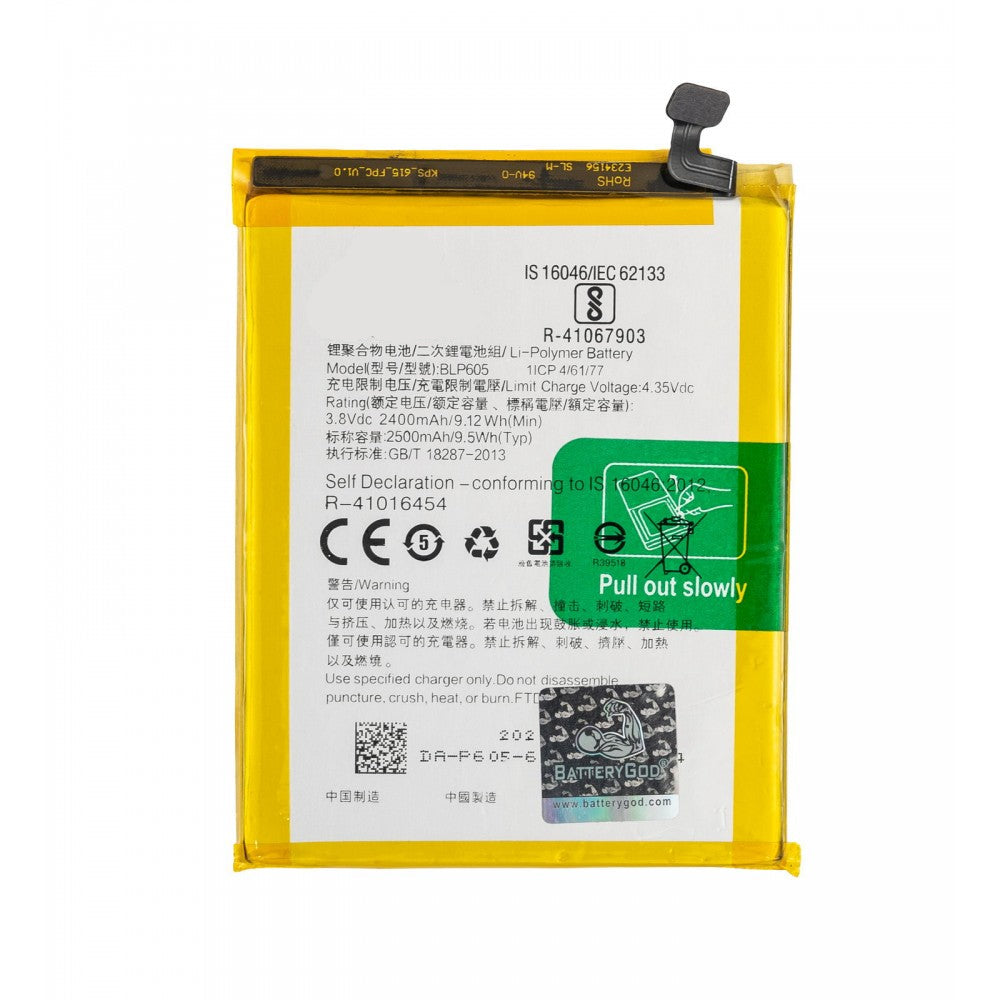 Original BLP-605 Battery For Iqoo Neo 7