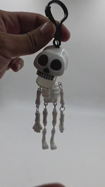 Hanging skull keychain toy