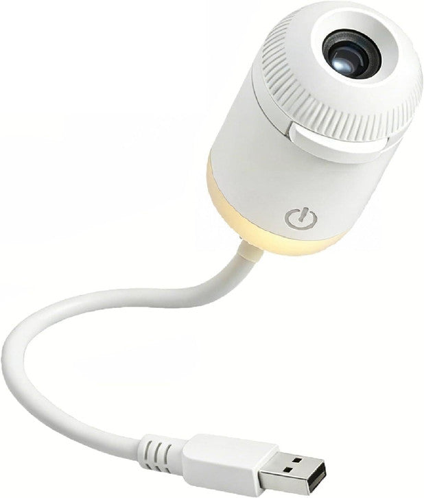 USB Galaxy Star Projector Night Lamp LED Sky Light for Bedroom & Home Decoration (100 lm) Portable Projector (White)